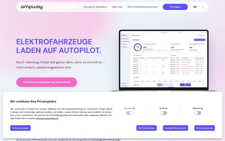 Screenshot of ampway.de