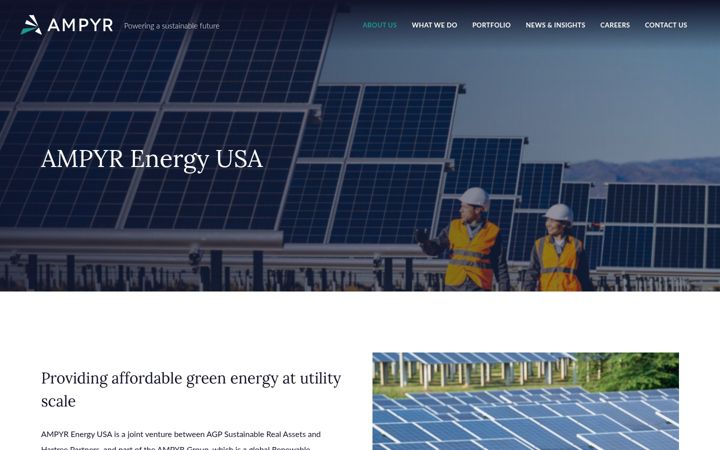Screenshot of ampyrenergyusa.com