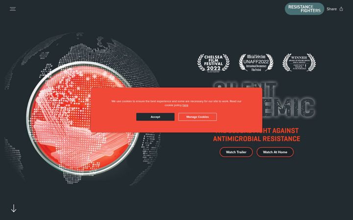 Screenshot of amr-film.com