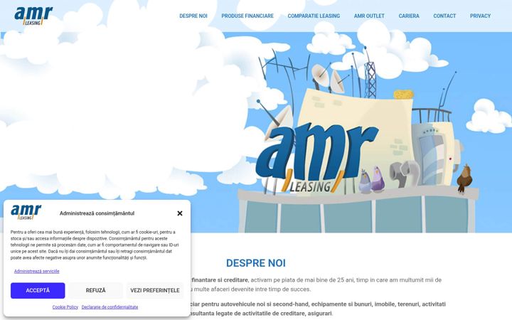 Screenshot ta' amr-leasing.ro
