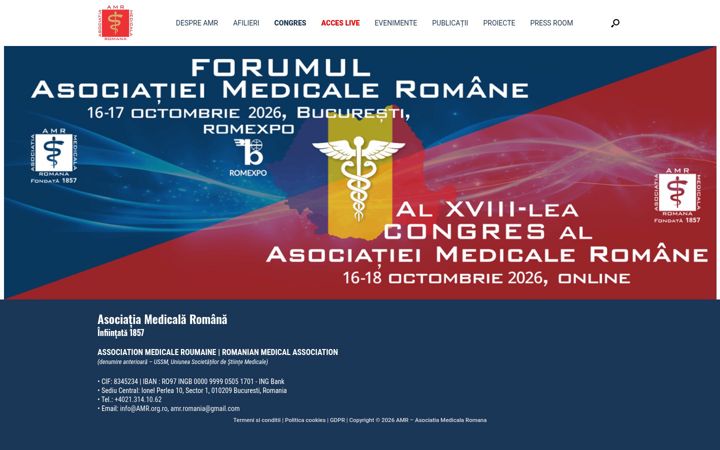Screenshot of amr.org.ro