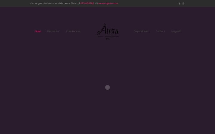 Screenshot ta' amra.ro