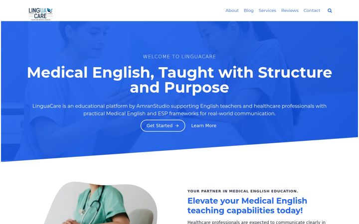 Screenshot of amranstudio.com