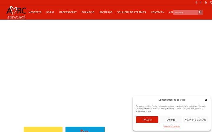 Screenshot of amrc.cat