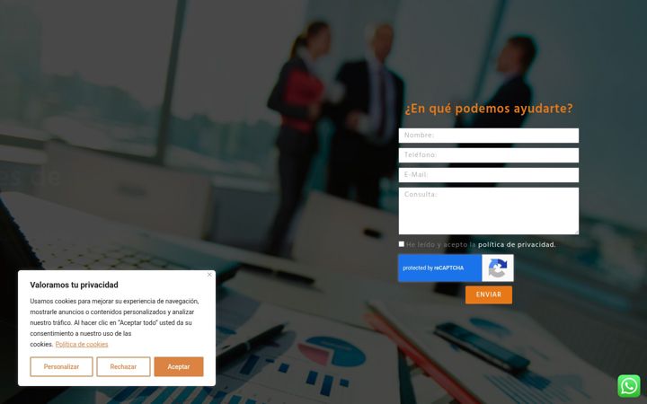 Screenshot of amrconsultores.es