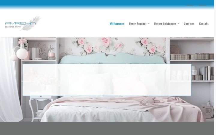 Screenshot of amrehn-betten.de