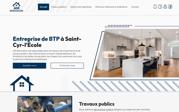 Screenshot of amreno.fr