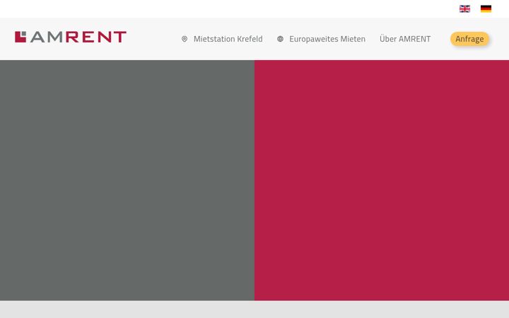 Screenshot of amrent.de