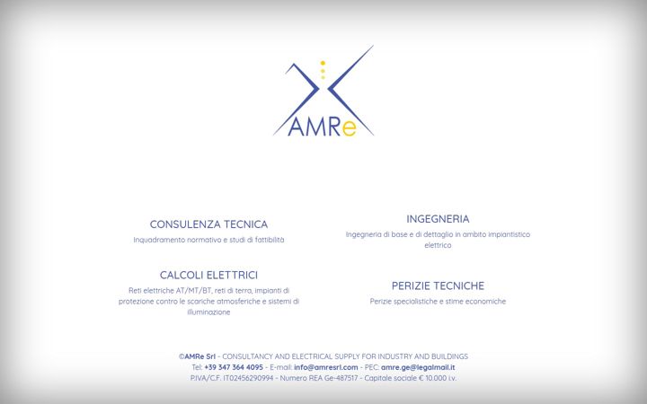 Screenshot of amresrl.com