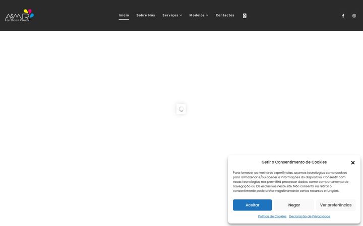 Screenshot of amrfotoceramica.pt