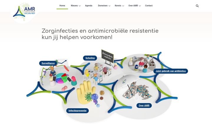 Ekrano kopija amrhollandwest.nl