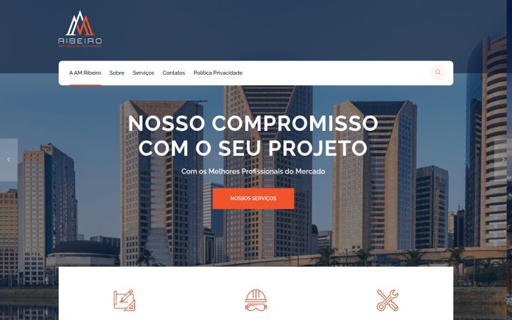 Screenshot of amribeiro.com.br