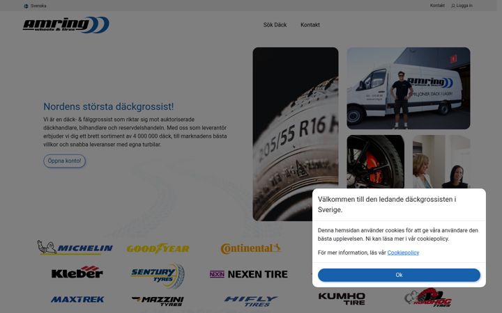 Screenshot of amring.se