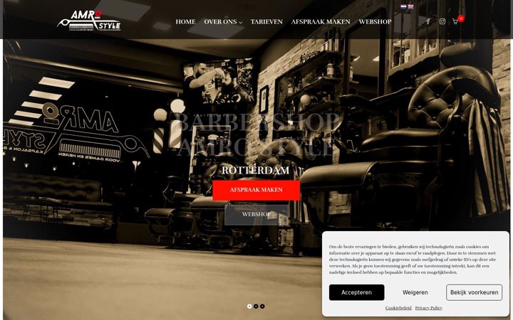 Screenshot of amrostyle.nl