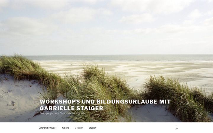 Skjermbilde av amrum-bewegt.de