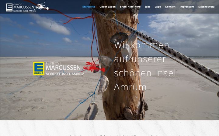 Skjermbilde av amrum-edeka.de