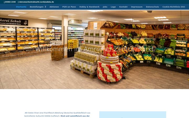 Screenshot of amrumer-zentralmarkt-test.de