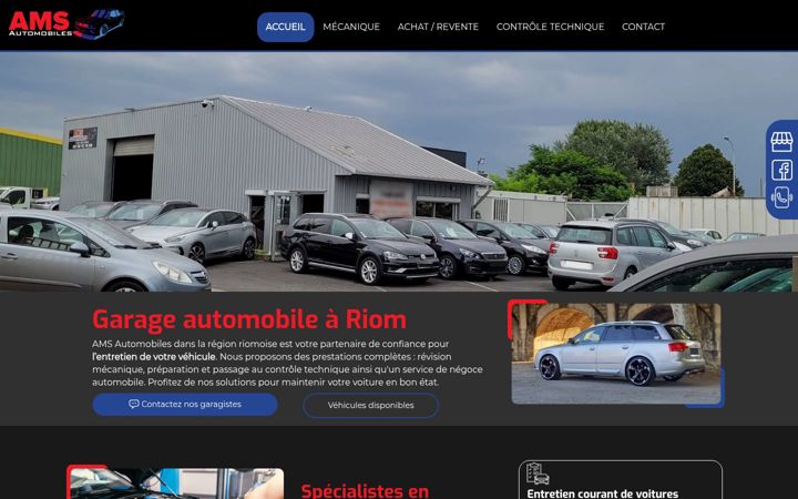Screenshot of ams-automobile63.fr