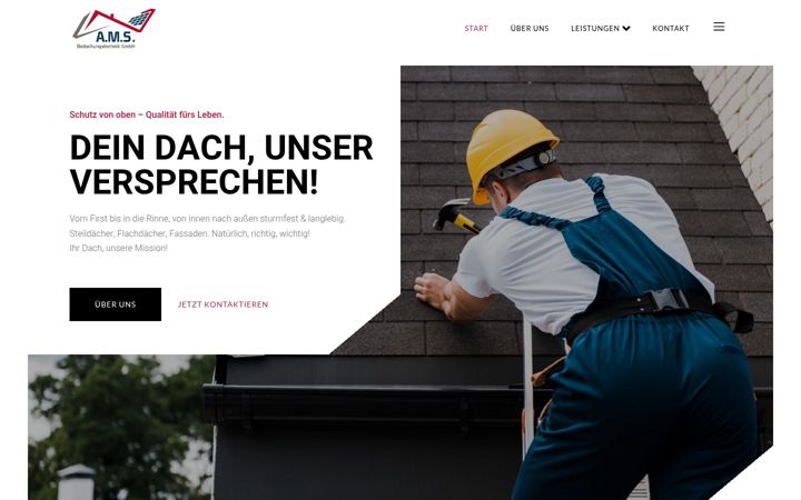 Screenshot of ams-bedachungen.de