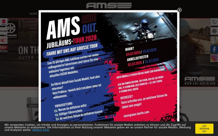 Screenshot of ams-berlin.com
