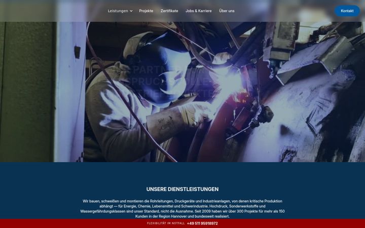 Screenshot of ams-industries.de