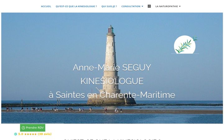 Screenshot of ams-kinesiologue.fr