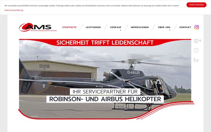 Screenshot of ams-mannheim.de