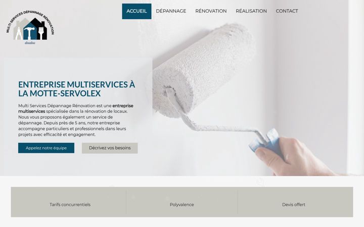 Screenshot of ams-renovation73.fr