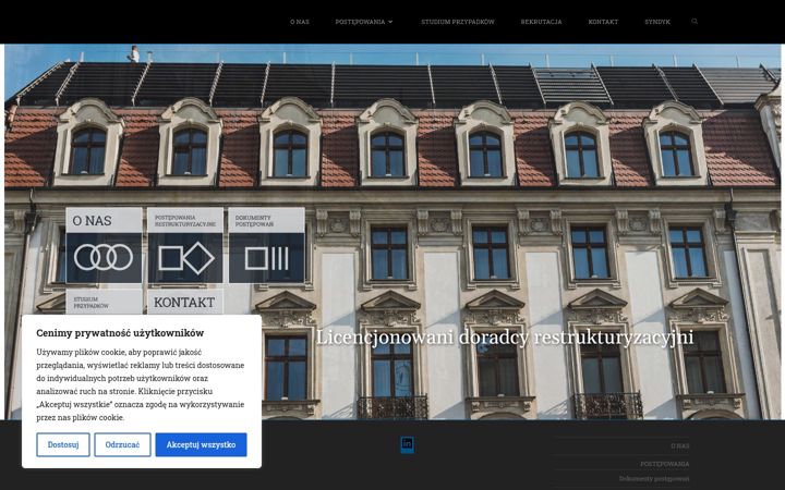 Screenshot of ams-restrukturyzacje.pl