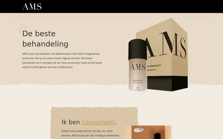 Ekrano kopija ams-skinbodyhealth.nl