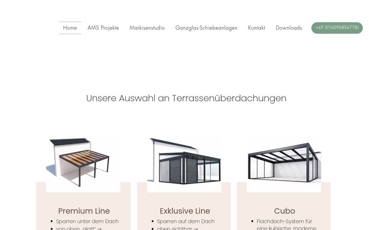 Screenshot of ams-ueberdachung.de