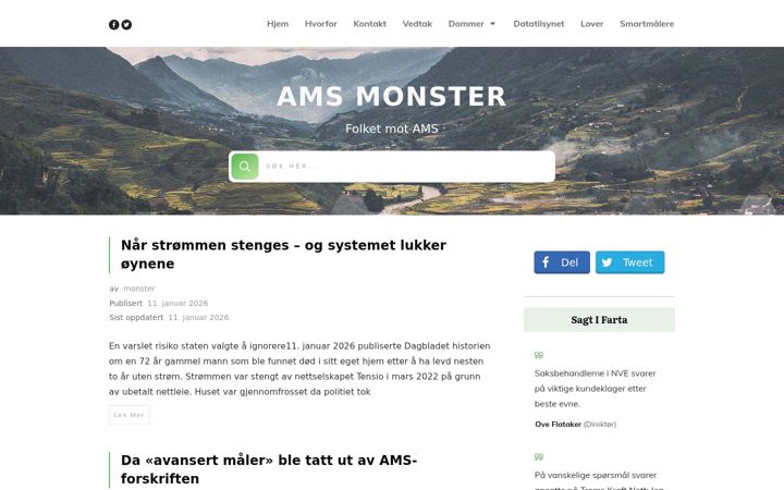 Screenshot of ams.monster