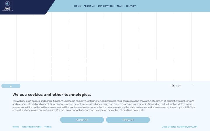 Screenshot of ams360marine.com