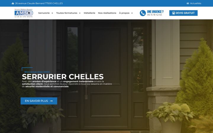 Screenshot of amsc.fr