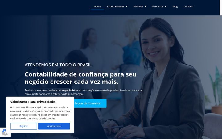 Screenshot of amsconsultoria.com.br