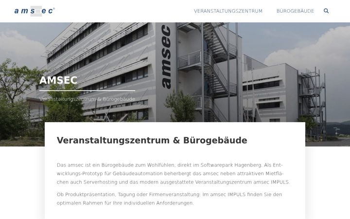 Screenshot of amsec.at