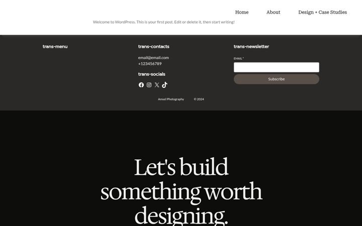 Screenshot of amselphotography.com