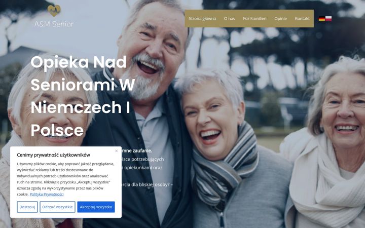 Screenshot of amsenior.pl