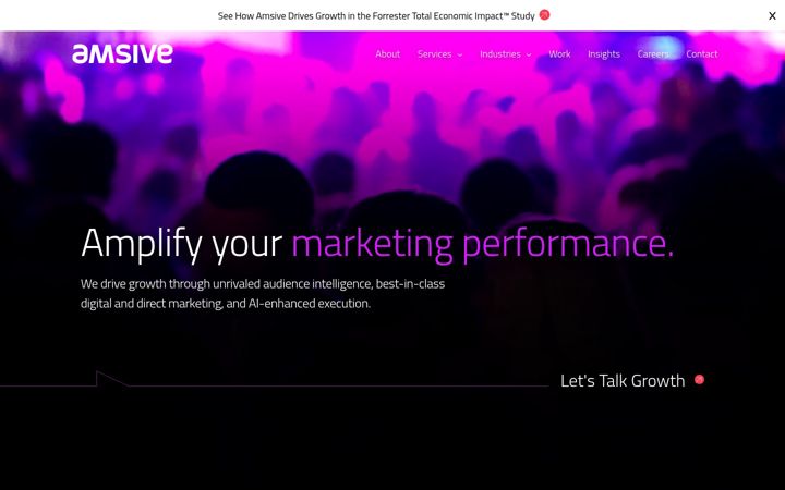 Screenshot of amsive.com
