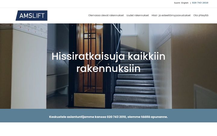 Screenshot di amslift.fi