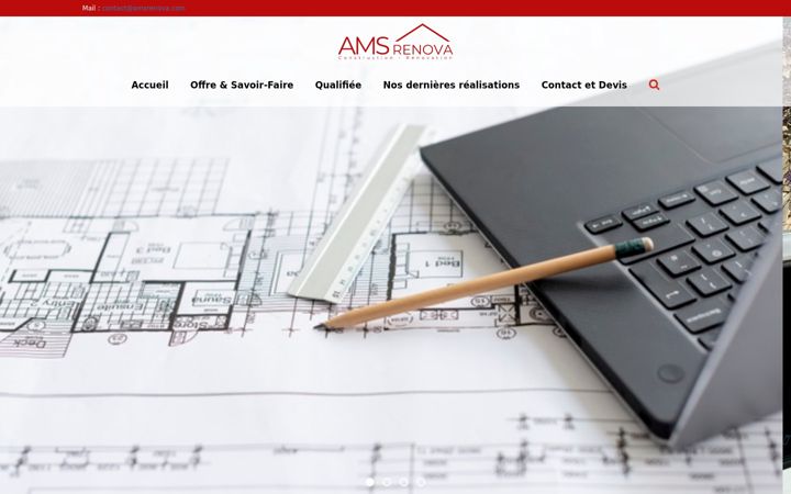 Screenshot of amsrenova.com