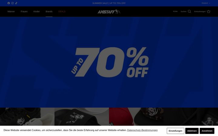 Screenshot of amstaff.de