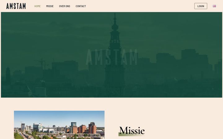 Screenshot of amstam.com