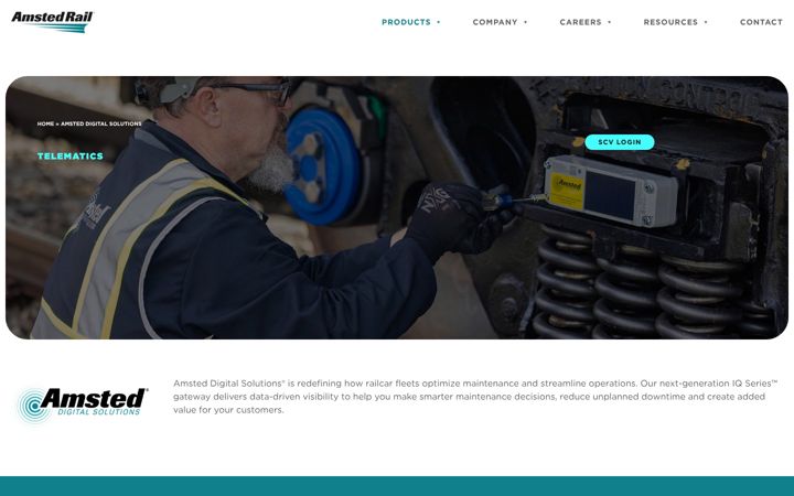 Screenshot of amsteddigital.com