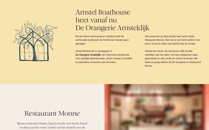 Ekrano kopija amstelboathouse.nl