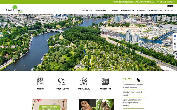 Screenshot of amstelglorie.nl