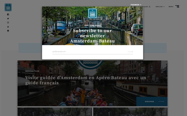 Screenshot of amsterdam-bateau.com