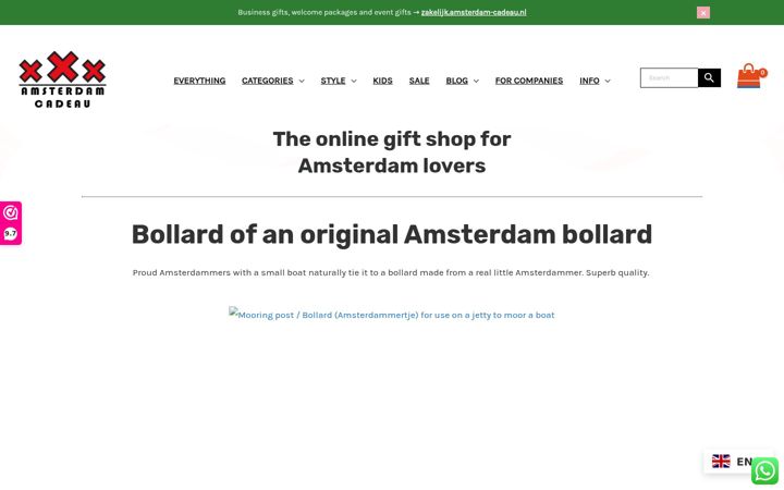 Screenshot of amsterdam-cadeau.nl