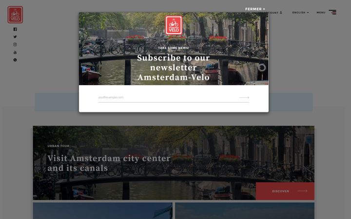 Screenshot of amsterdam-velo.com