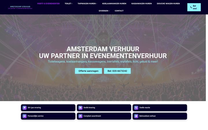 Zrzut ekranu amsterdam-verhuur.nl